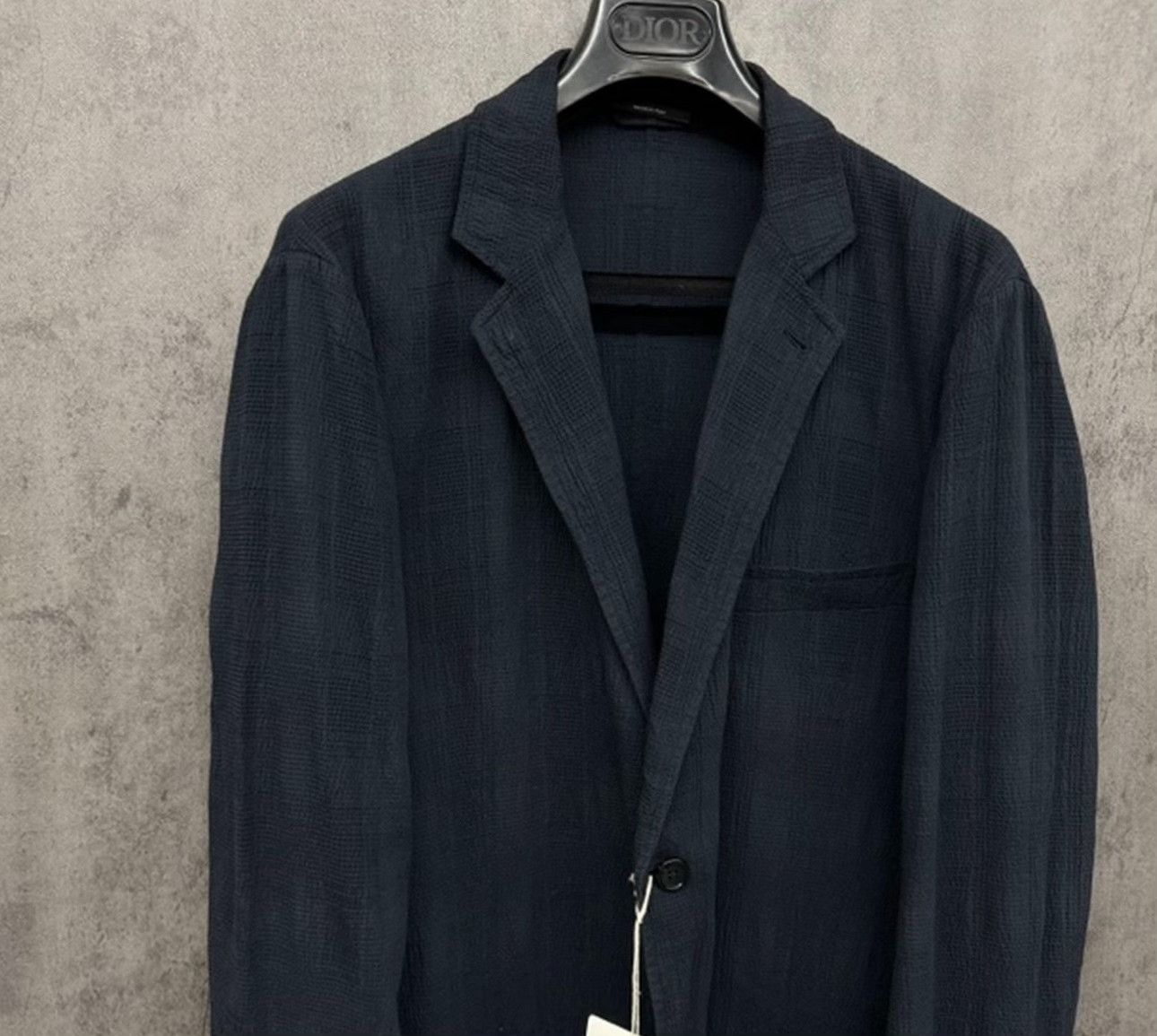 Hermes Hermes Textured Cotton Blend Blazer Size 52 Size 42R - 3 Thumbnail