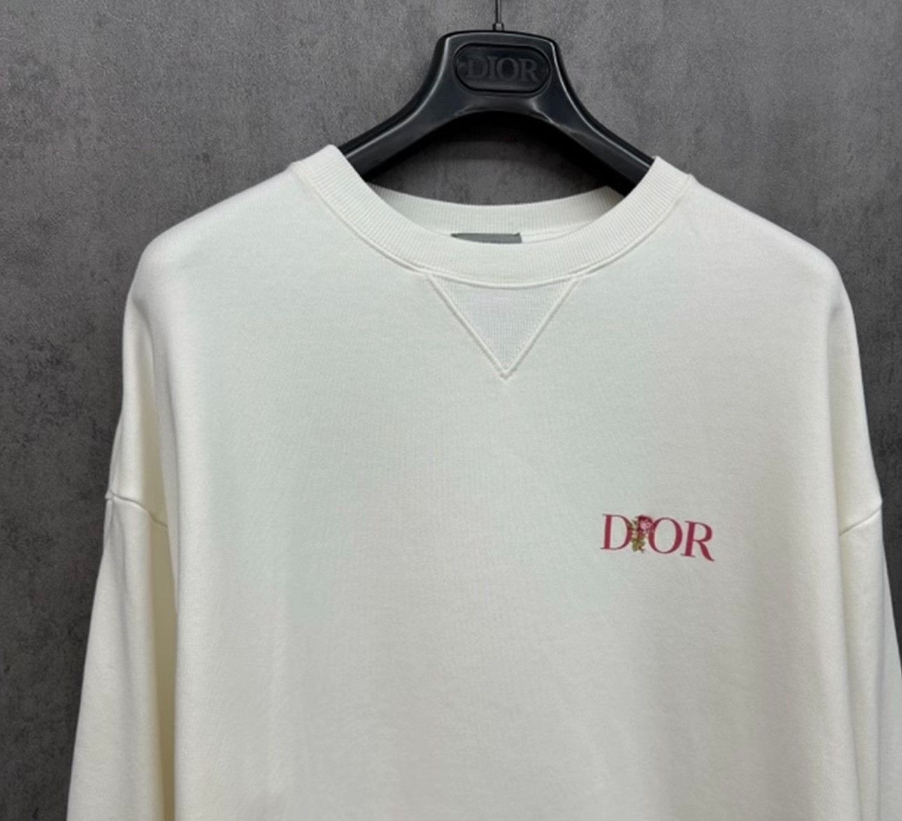 Dior Dior Floral Embroidery Logo Sweatshirt Size S Size US S / EU 44-46 / 1 - 3 Thumbnail