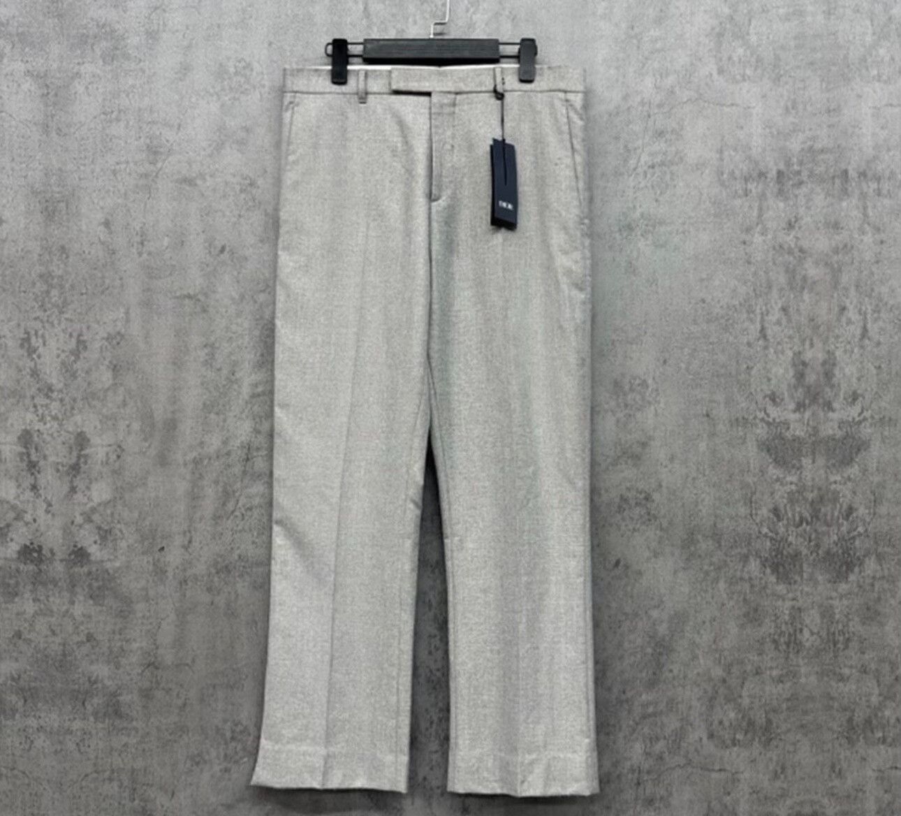 Dior Dior Marl Wool Straight Leg Trousers 48 Size US 32 / EU 48 - 2 Thumbnail
