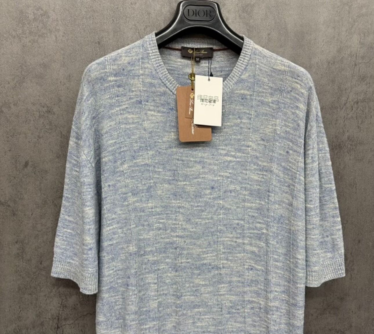 Loro Piana Loro Piana Linen Blend Knit T-Shirt Size 50 Size US M / EU 48-50 / 2 - 4 Thumbnail