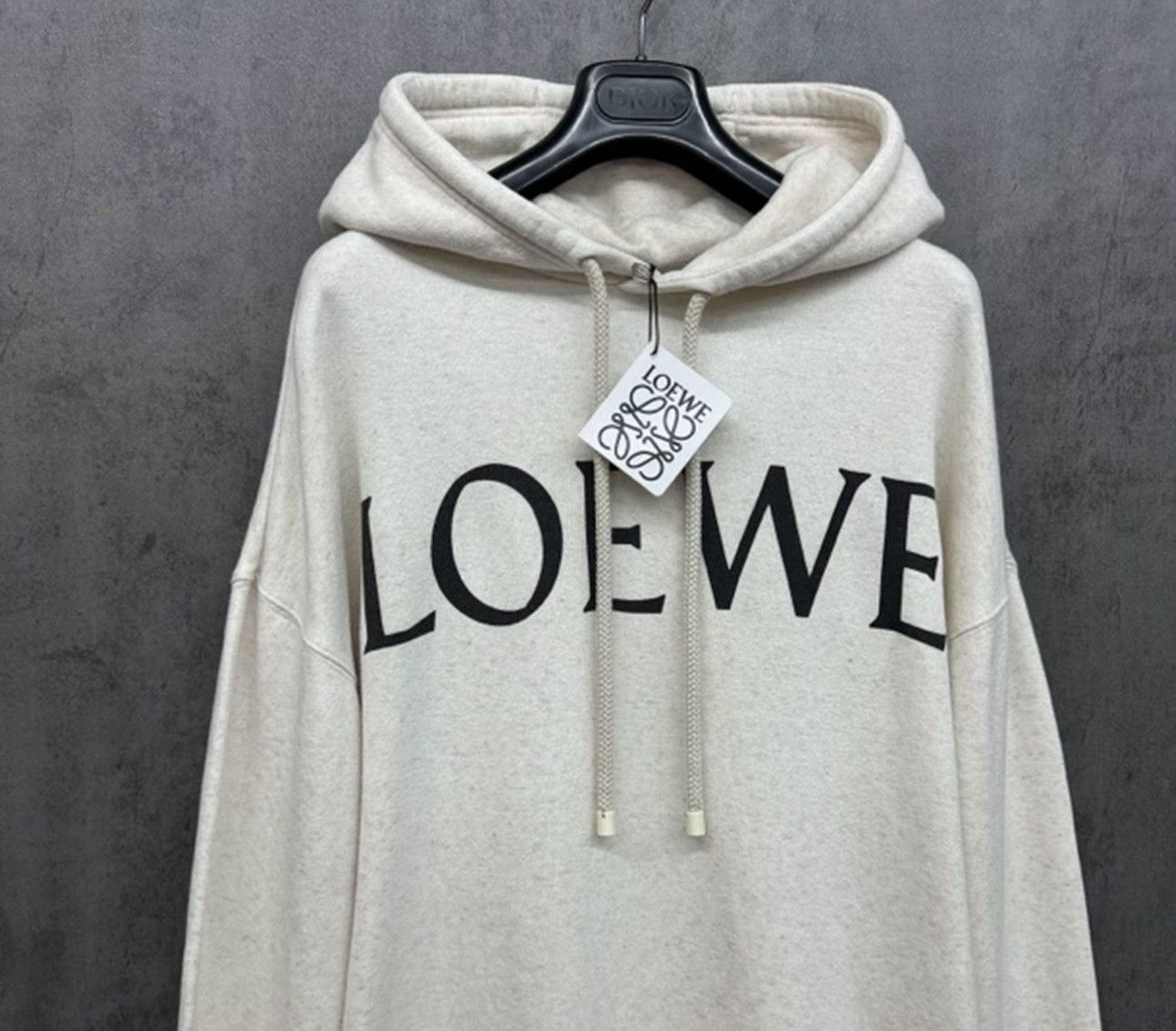 Loewe Loewe Logo Cotton Blend Hoodie Size M Size US M / EU 48-50 / 2 - 3 Thumbnail