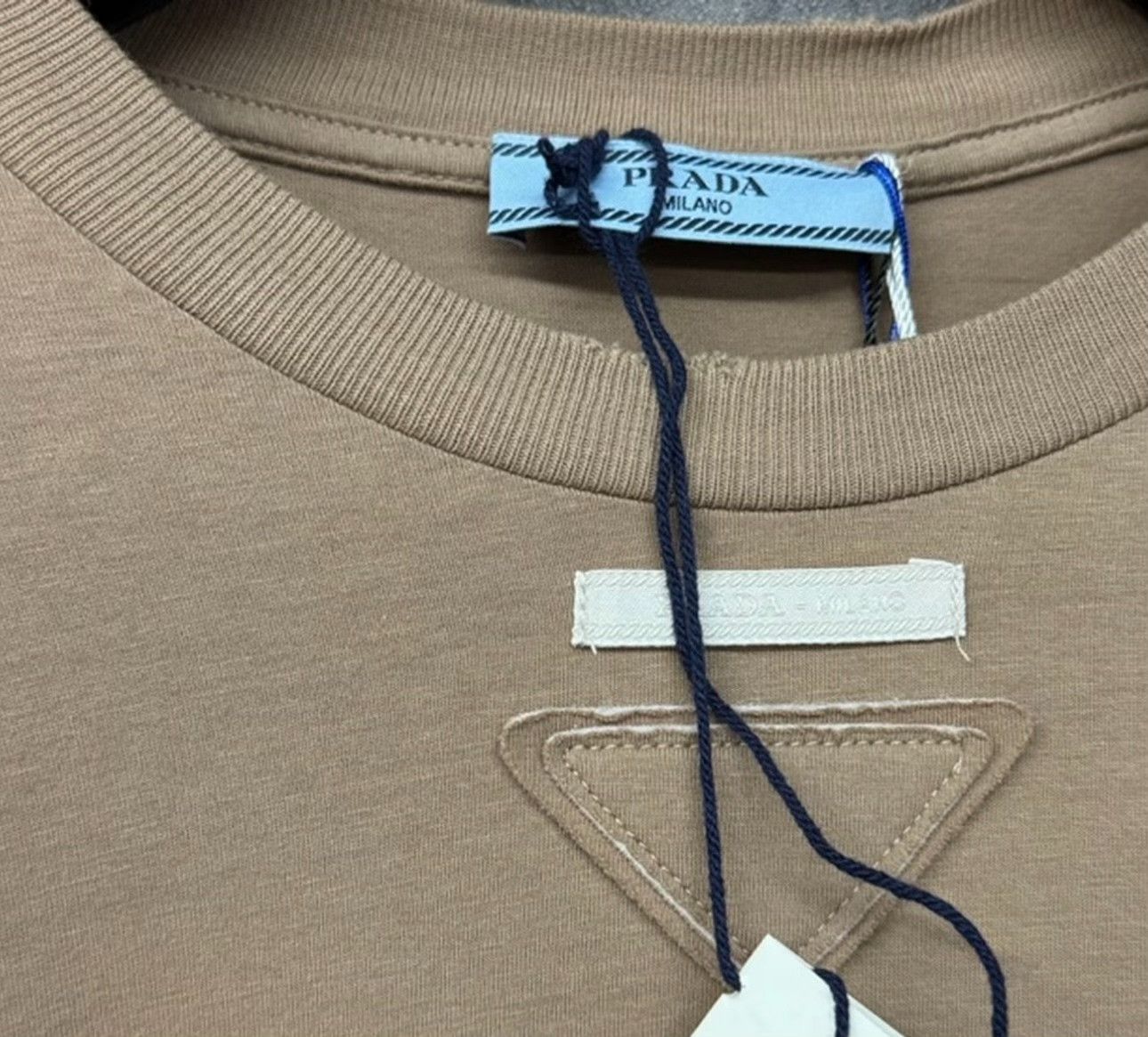 Prada Prada Triangle Logo Long Sleeve T-Shirt XS Size US XS / EU 42 / 0 - 4 Thumbnail