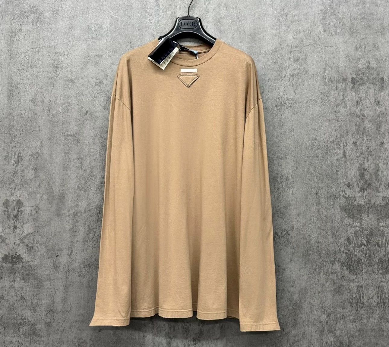 Prada Prada Triangle Logo Long Sleeve T-Shirt XS Size US XS / EU 42 / 0 - 2 Thumbnail