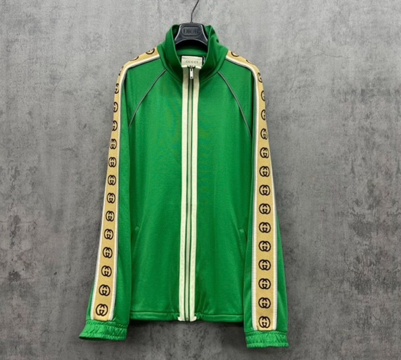 Gucci Gucci GG Logo Tape Reflective Track Jacket Size L Size US L / EU 52-54 / 3 - 2 Thumbnail
