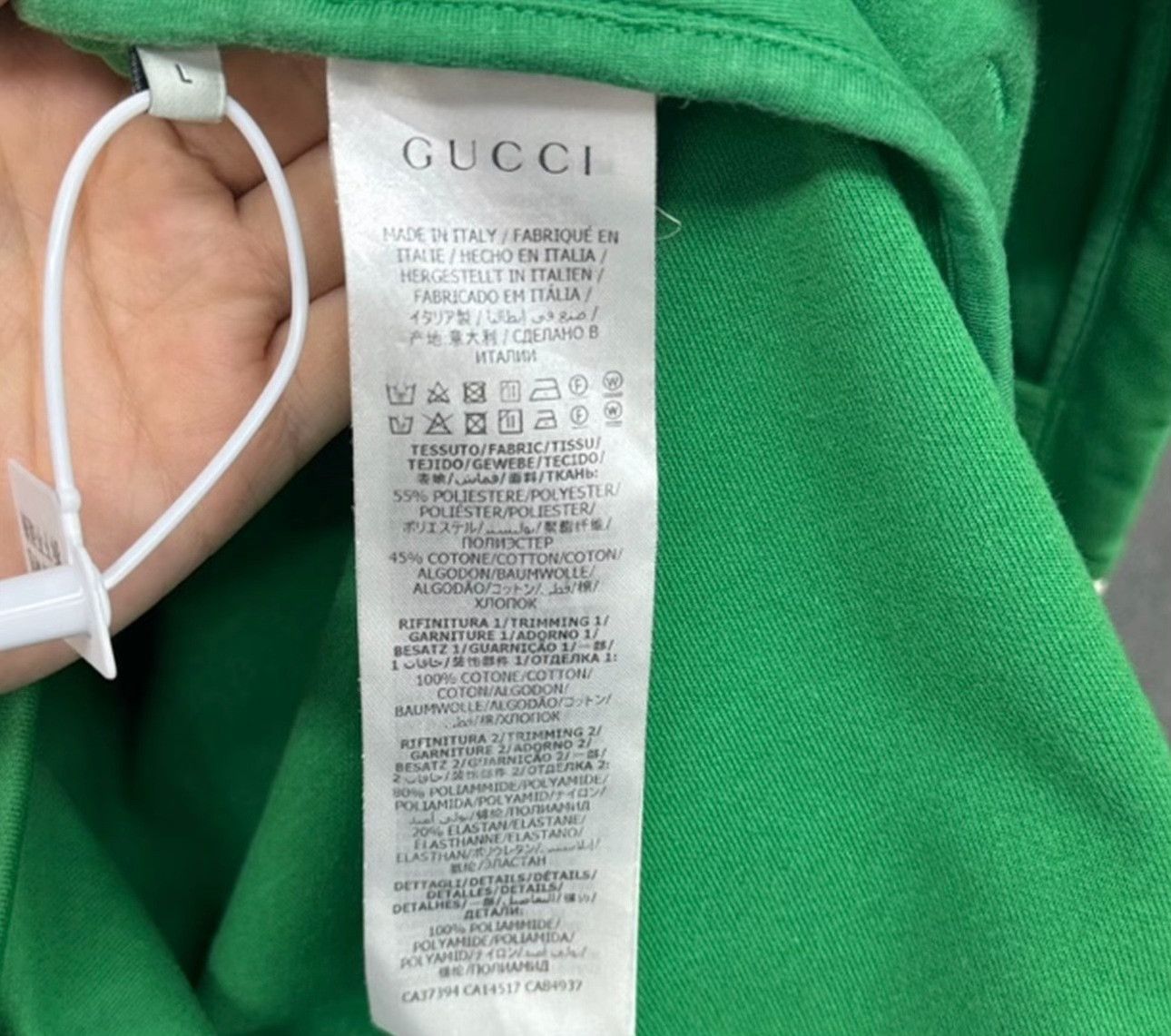 Gucci Gucci GG Logo Tape Reflective Track Jacket Size L Size US L / EU 52-54 / 3 - 5 Thumbnail