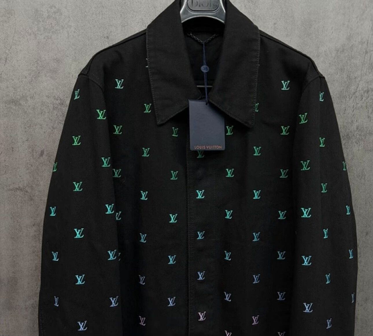 Louis Vuitton Louis Vuitton Multi Logo Denim Jacket Size 48 Size US M / EU 48-50 / 2 - 3 Thumbnail