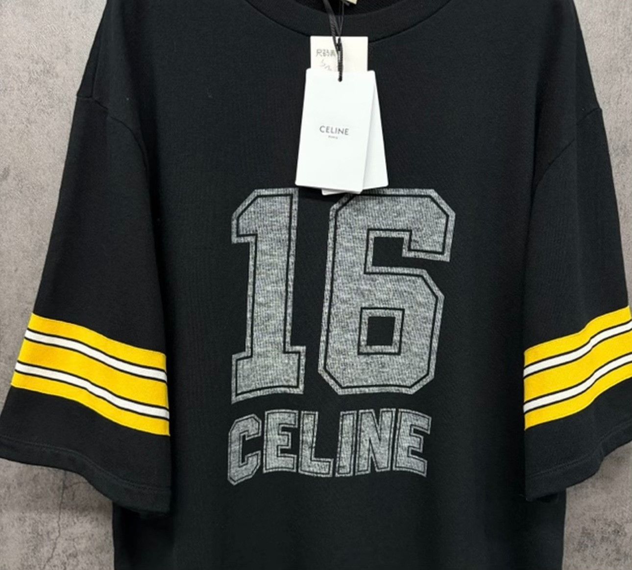 Celine Celine Logo 16 Cashmere Blend T-Shirt Size S Size US S / EU 44-46 / 1 - 3 Thumbnail