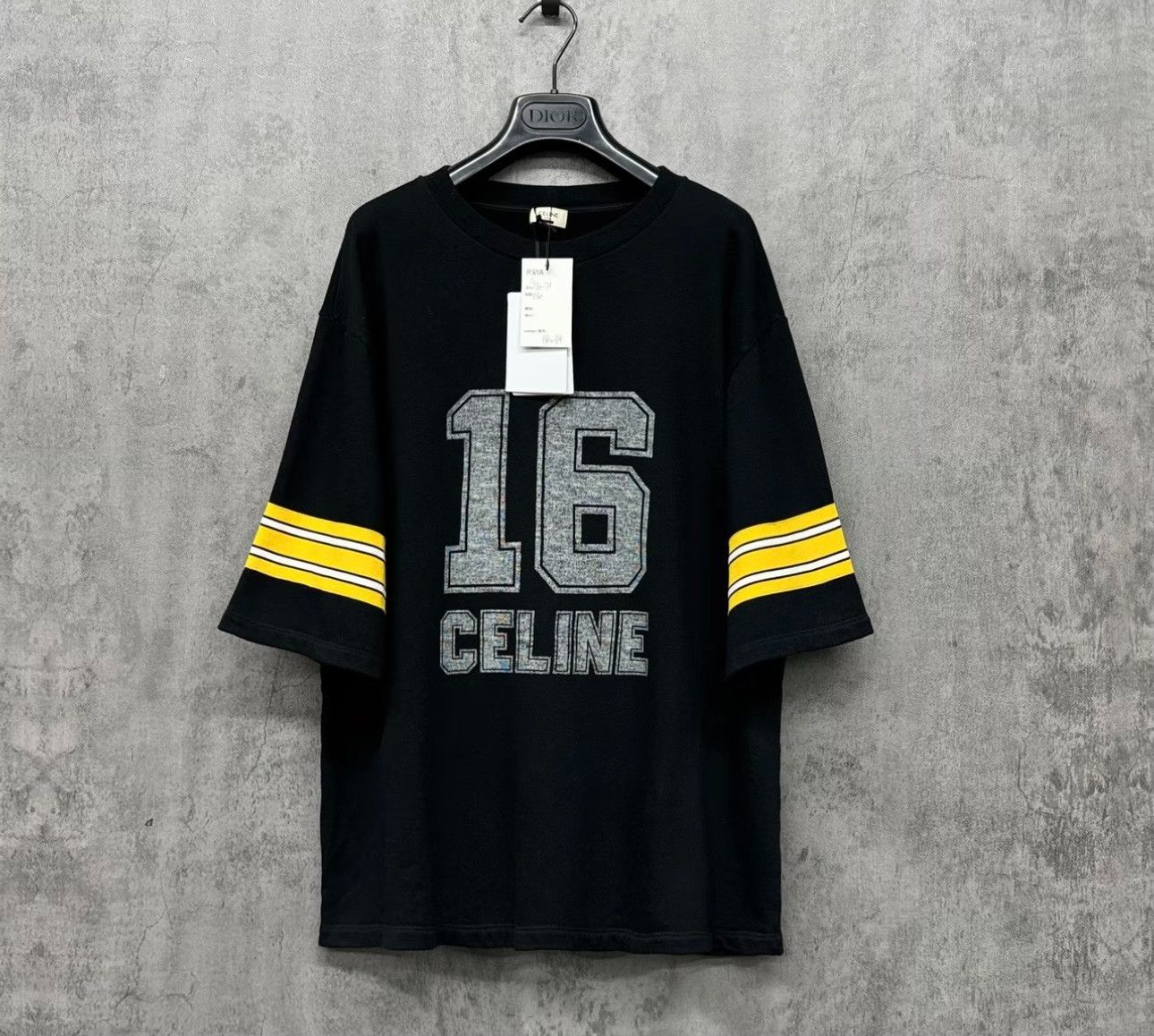 Celine Celine Logo 16 Cashmere Blend T-Shirt Size S Size US S / EU 44-46 / 1 - 2 Thumbnail