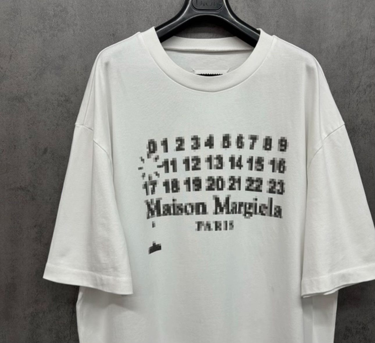 Maison Margiela Maison Margiela Pixelated Logo T-Shirt 46 Size US S / EU 44-46 / 1 - 3 Thumbnail