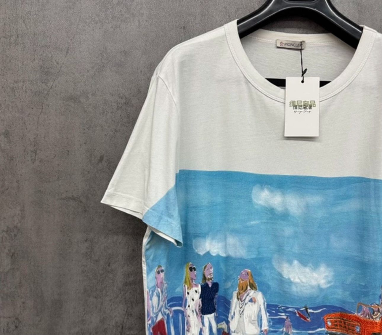 Moncler Moncler Scenic Graphic Sleeve Logo T-Shirt Size L Size US L / EU 52-54 / 3 - 4 Thumbnail