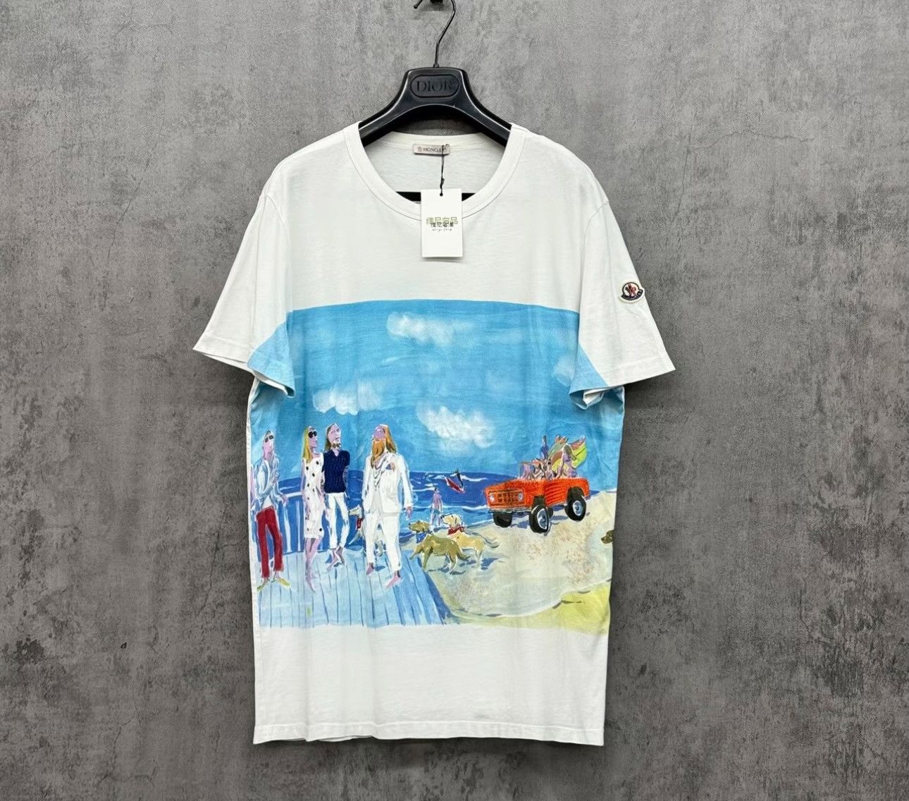 Moncler Moncler Scenic Graphic Sleeve Logo T-Shirt Size L Size US L / EU 52-54 / 3 - 2 Thumbnail