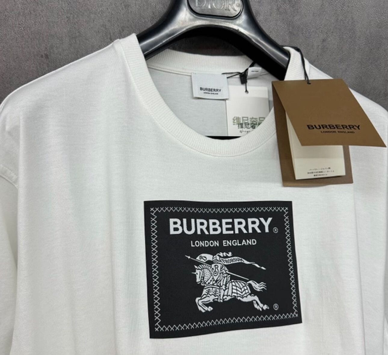 Burberry Burberry Prorsum Horse Embroidery T-Shirt White M Size US M / EU 48-50 / 2 - 3 Thumbnail