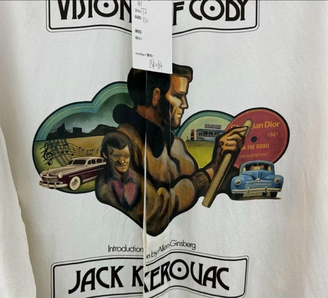 Dior Dior Jack Kerouac Graphic Silk Shirt 41 Size US L / EU 52-54 / 3 - 3 Thumbnail