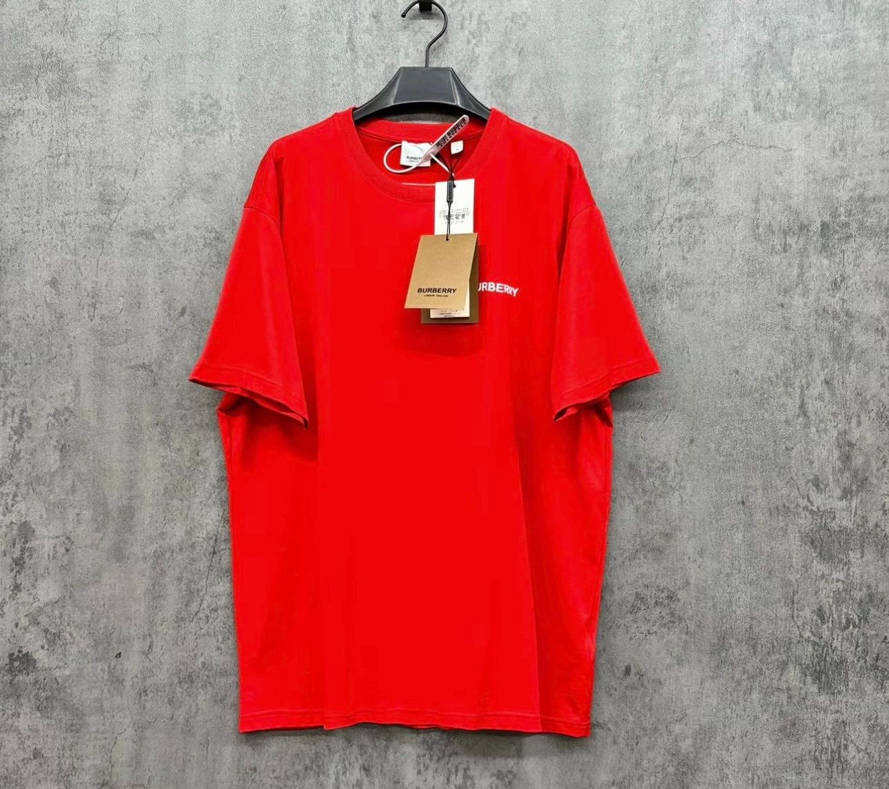 Burberry Burberry Embroidered Logo T-Shirt Size M Size US M / EU 48-50 / 2 - 2 Thumbnail