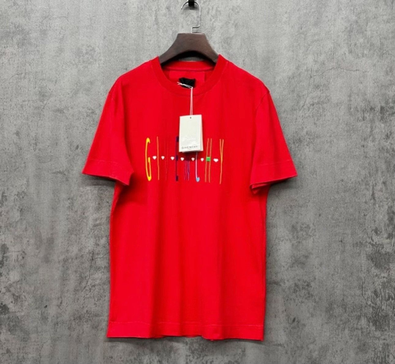Givenchy Givenchy Multi Embroidered Logo T-Shirt Size M Size US M / EU 48-50 / 2 - 2 Thumbnail