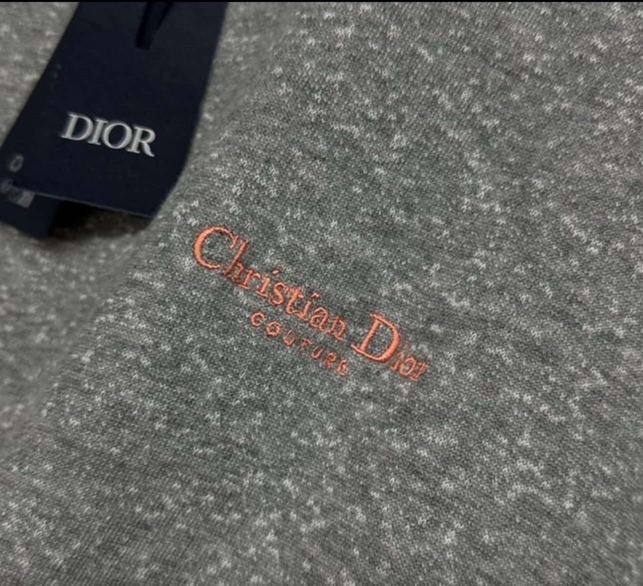 Dior Dior Embroidered Short Sleeve Sweatshirt L Size US L / EU 52-54 / 3 - 4 Thumbnail