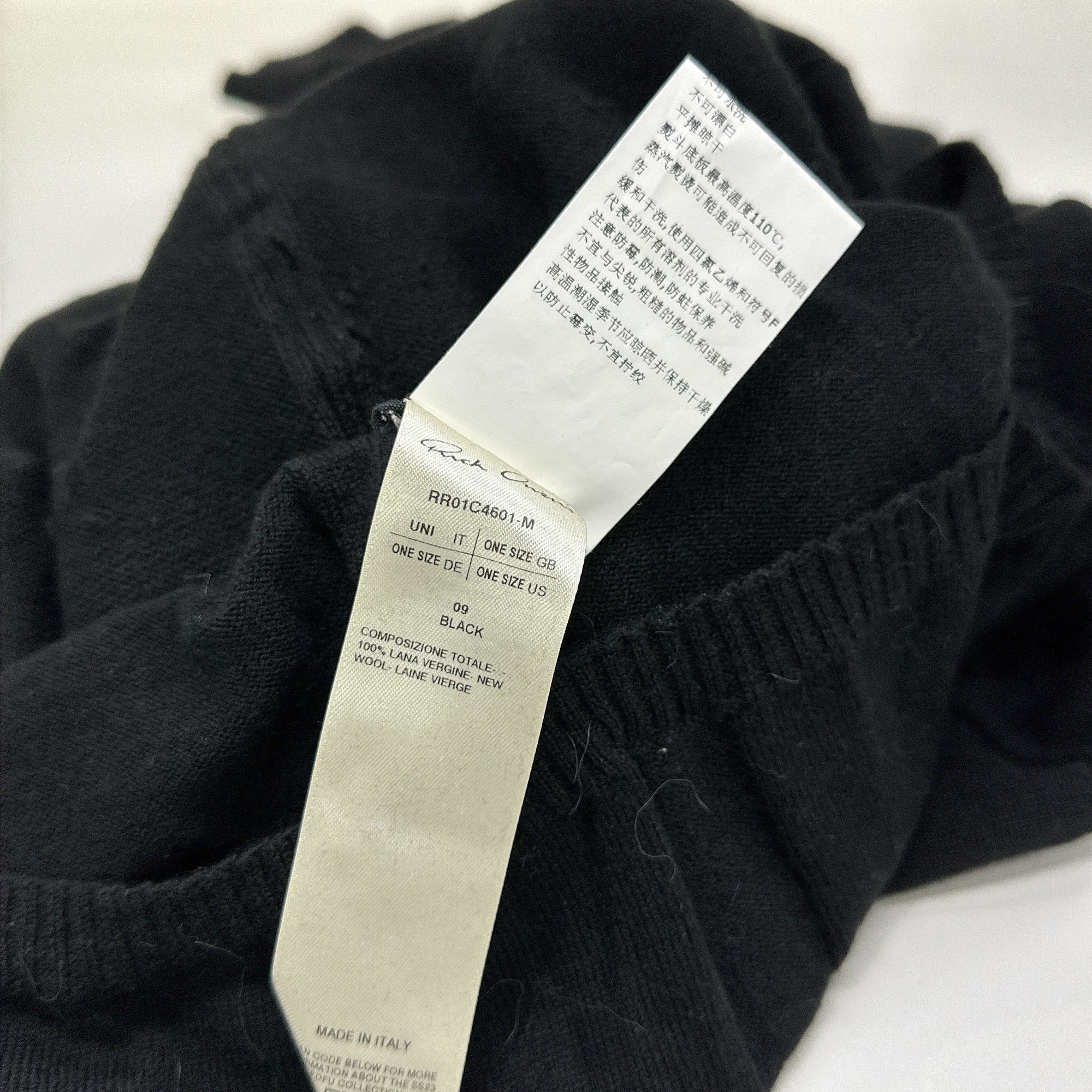 Rick Owens Rick Owens Virgin Wool Knit Mock Neck Sweater ONE SIZE Size US M / EU 48-50 / 2 - 3 Thumbnail