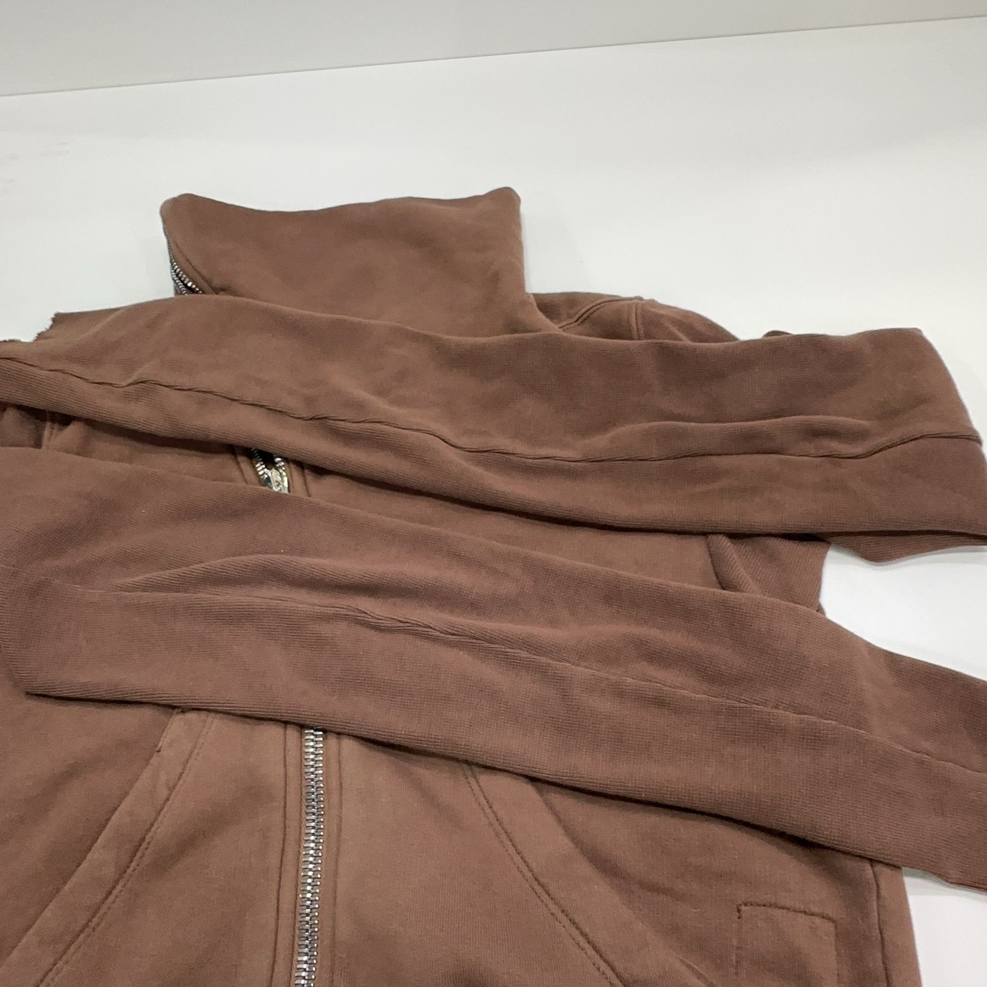 Rick Owens Drkshdw Rick Owens DRKSHDW Terra Asymmetric Zip Sweatshirt S Size S / US 4 / IT 40 - 9 Thumbnail