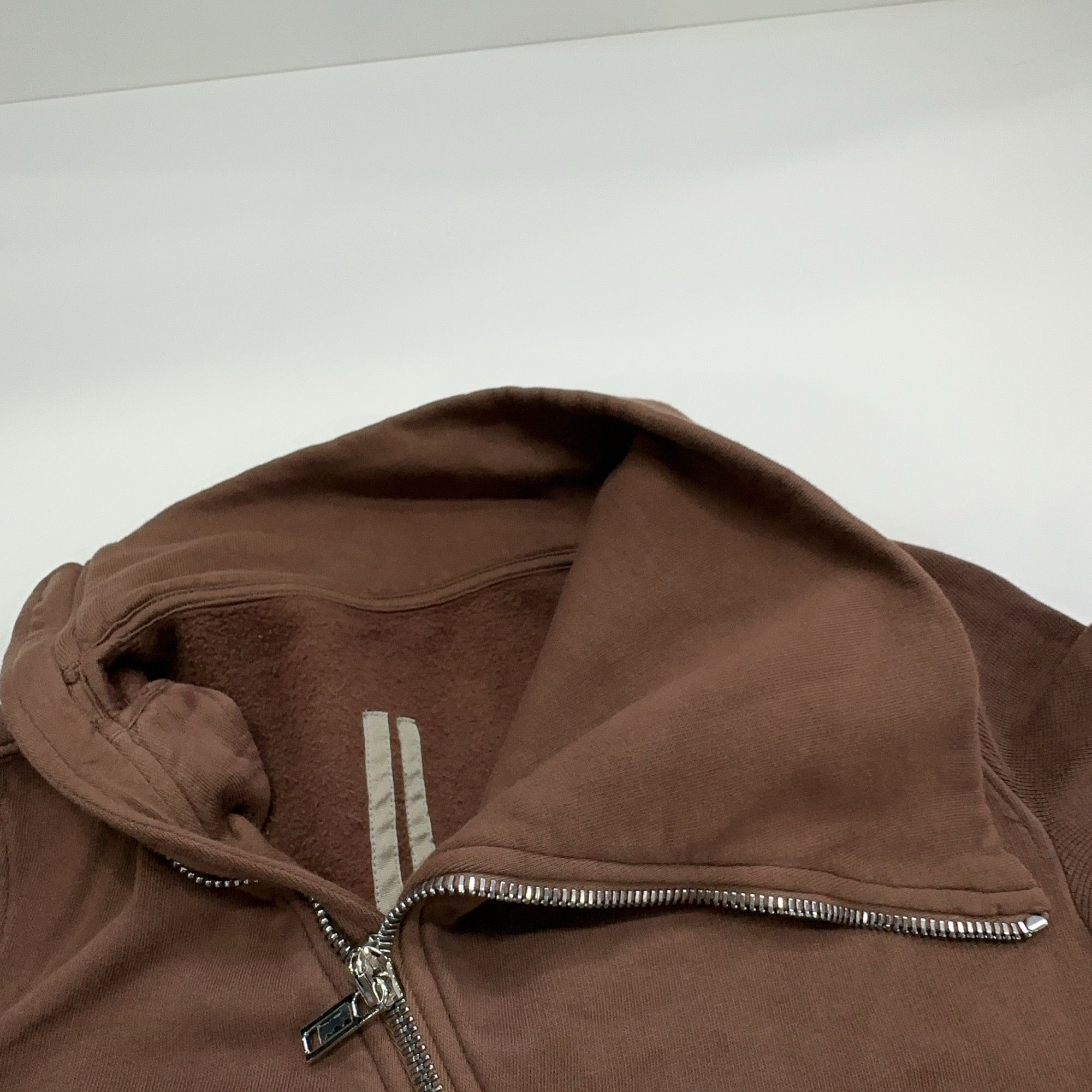Rick Owens Drkshdw Rick Owens DRKSHDW Terra Asymmetric Zip Sweatshirt S Size S / US 4 / IT 40 - 6 Thumbnail
