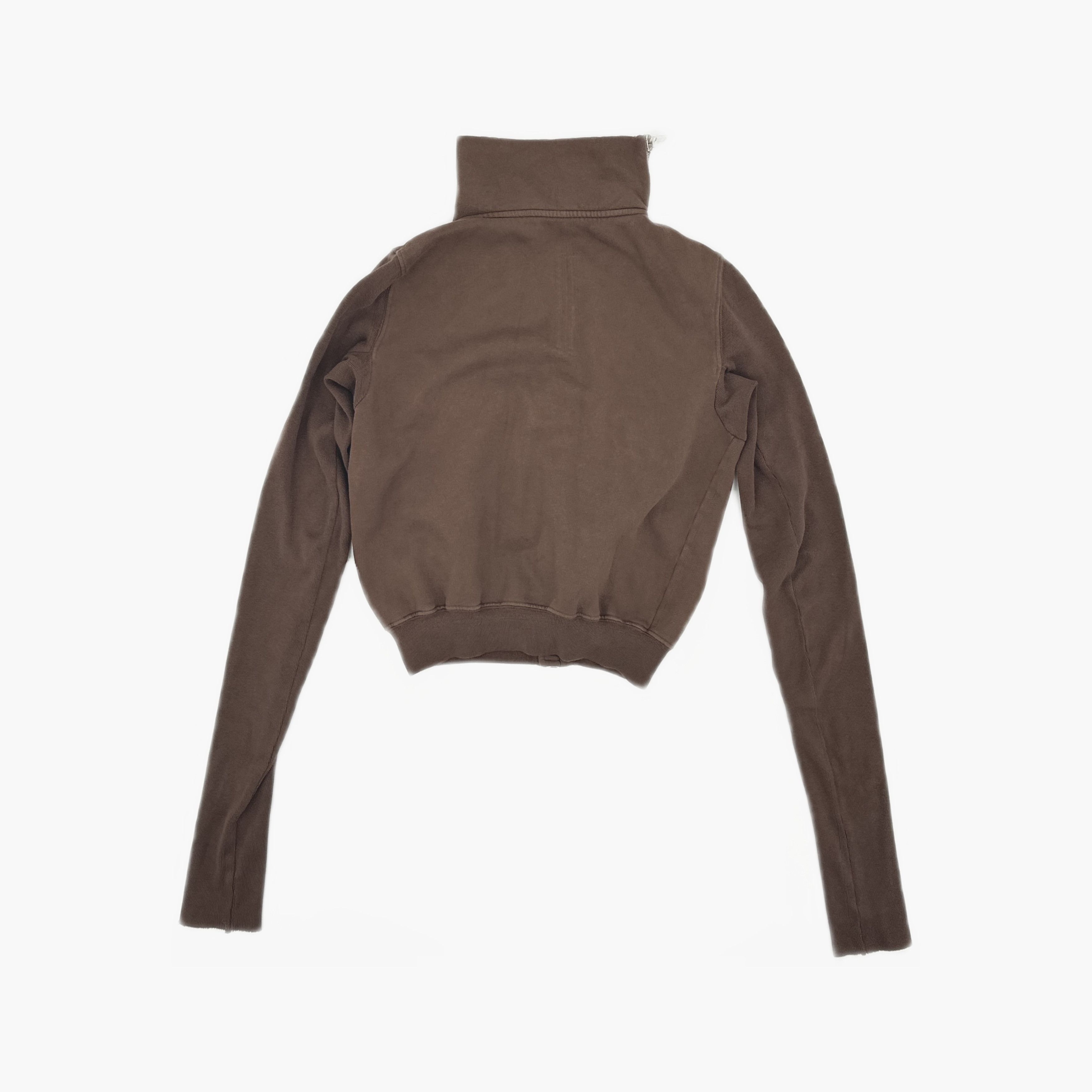 Rick Owens Drkshdw Rick Owens DRKSHDW Terra Asymmetric Zip Sweatshirt S Size S / US 4 / IT 40 - 2 Thumbnail