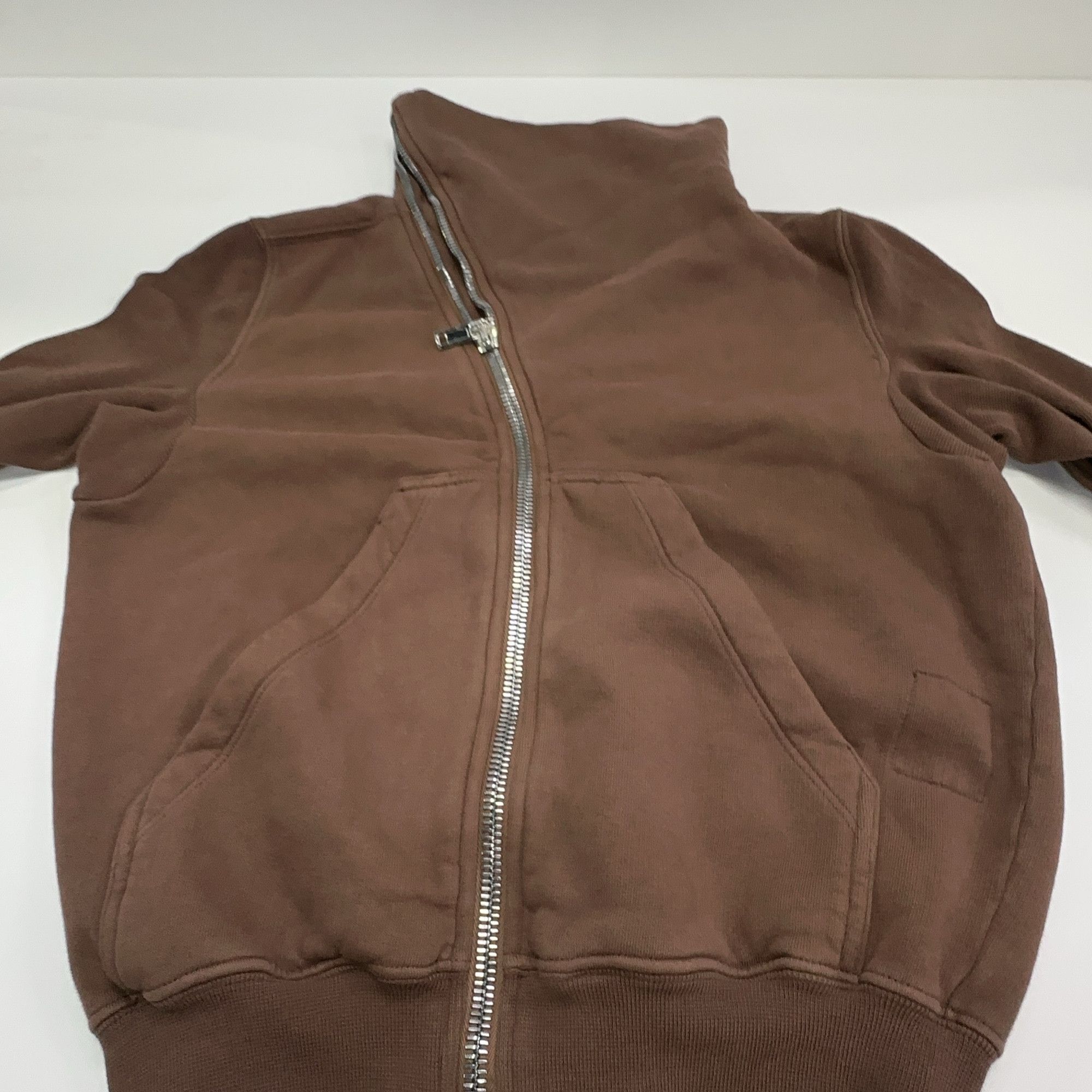 Rick Owens Drkshdw Rick Owens DRKSHDW Terra Asymmetric Zip Sweatshirt S Size S / US 4 / IT 40 - 7 Thumbnail