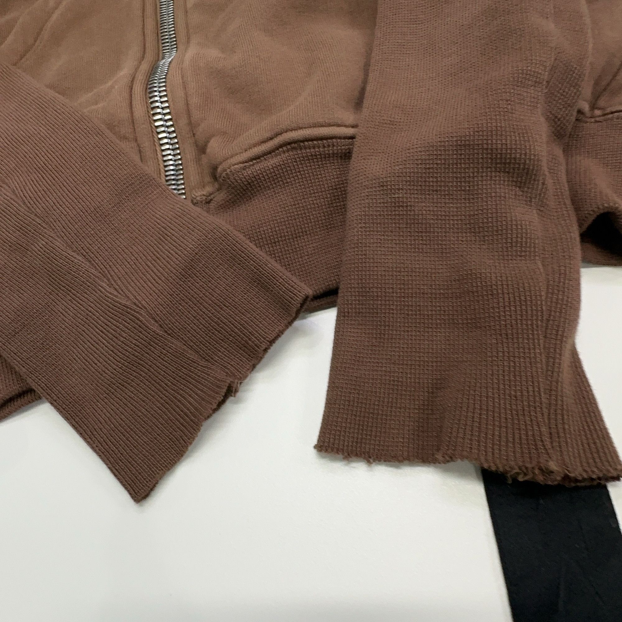 Rick Owens Drkshdw Rick Owens DRKSHDW Terra Asymmetric Zip Sweatshirt S Size S / US 4 / IT 40 - 10 Thumbnail