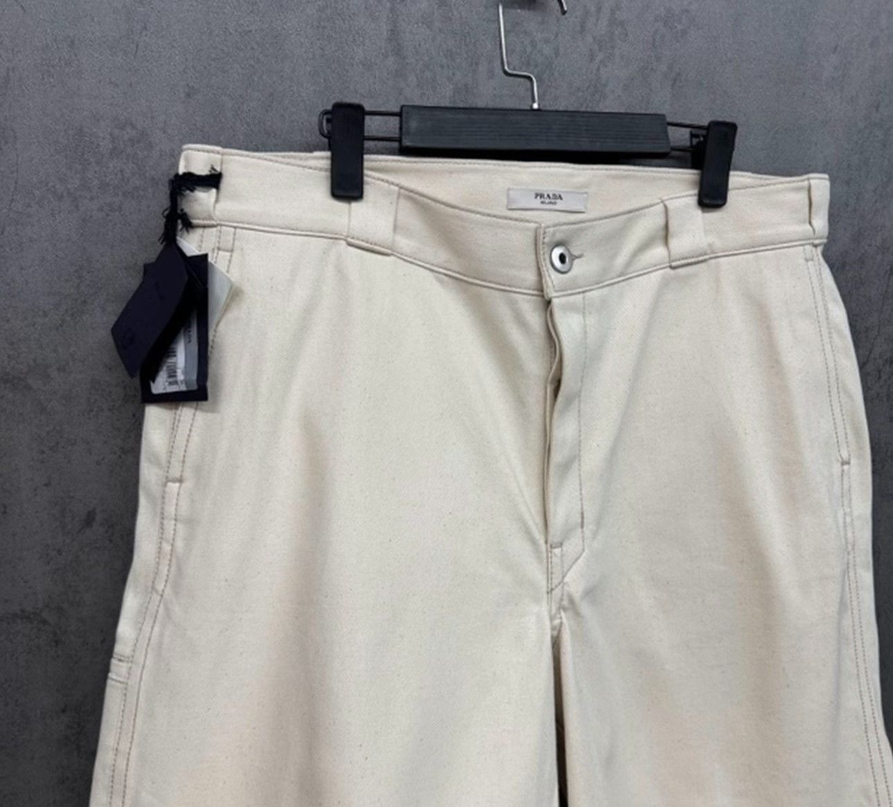 Prada Prada Triangle Logo Cotton Shorts 54 Size US 38 / EU 54 - 5 Thumbnail
