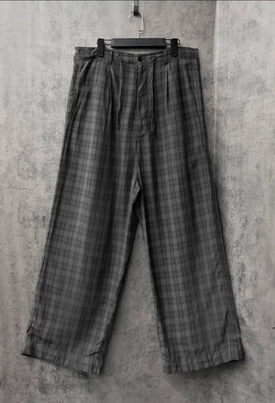 Balenciaga Balenciaga Checked Garde-Robe Wide Pants XS Size US 28 / EU 44 - 2 Thumbnail