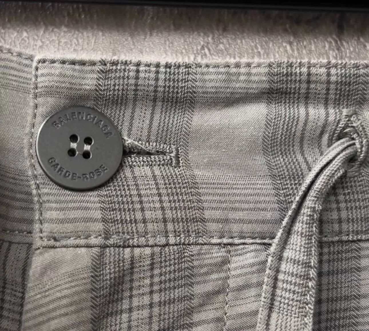 Balenciaga Balenciaga Checked Garde-Robe Wide Pants XS Size US 28 / EU 44 - 3 Thumbnail