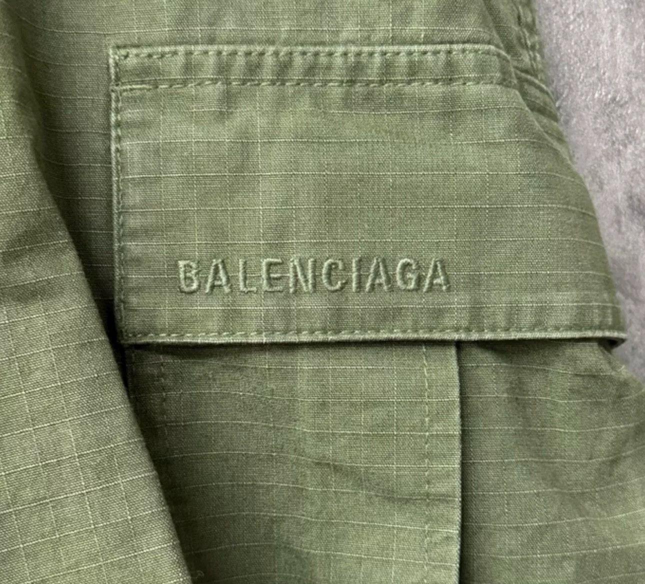 Balenciaga Balenciaga Embroidered Logo Cargo Pants Size 34 Size US 34 / EU 50 - 3 Thumbnail
