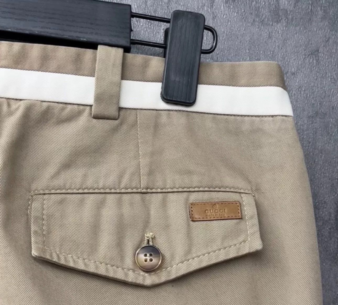 Gucci Gucci Leather Patch Casual Pants Size 44 Size US 28 / EU 44 - 3 Thumbnail