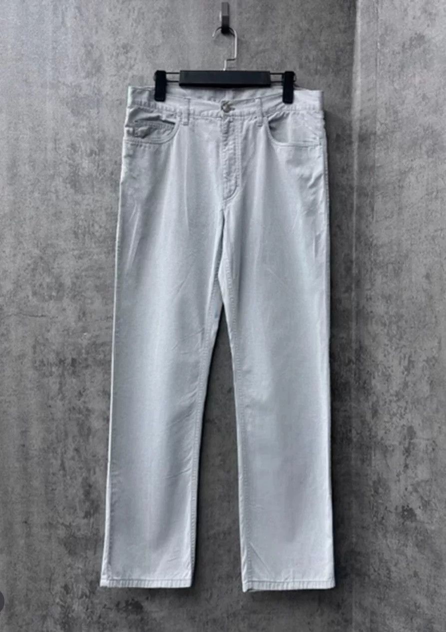 Loro Piana Loro Piana Silver Twill Casual Pants 34 Size US 34 / EU 50 - 2 Thumbnail