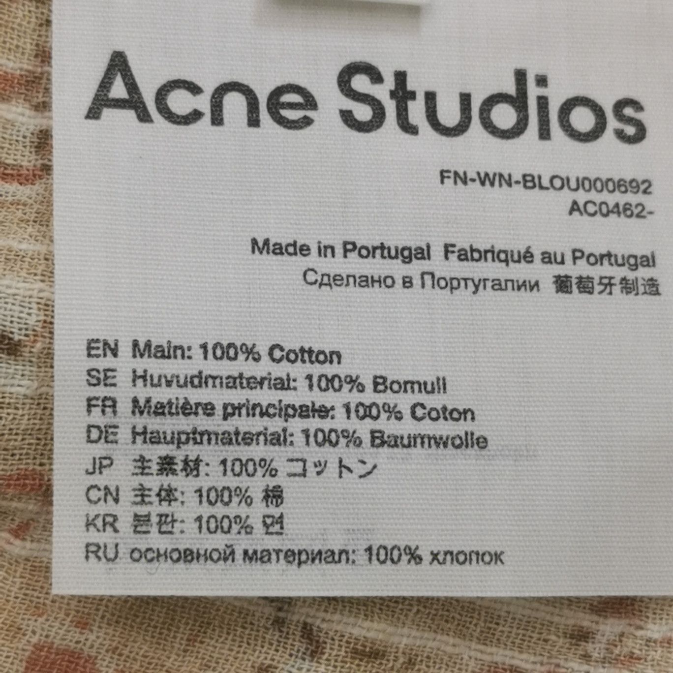 Acne Studios Acne Studios Women fr_32 Button Ups Size XXS / US 00 / IT 34 - 6 Thumbnail
