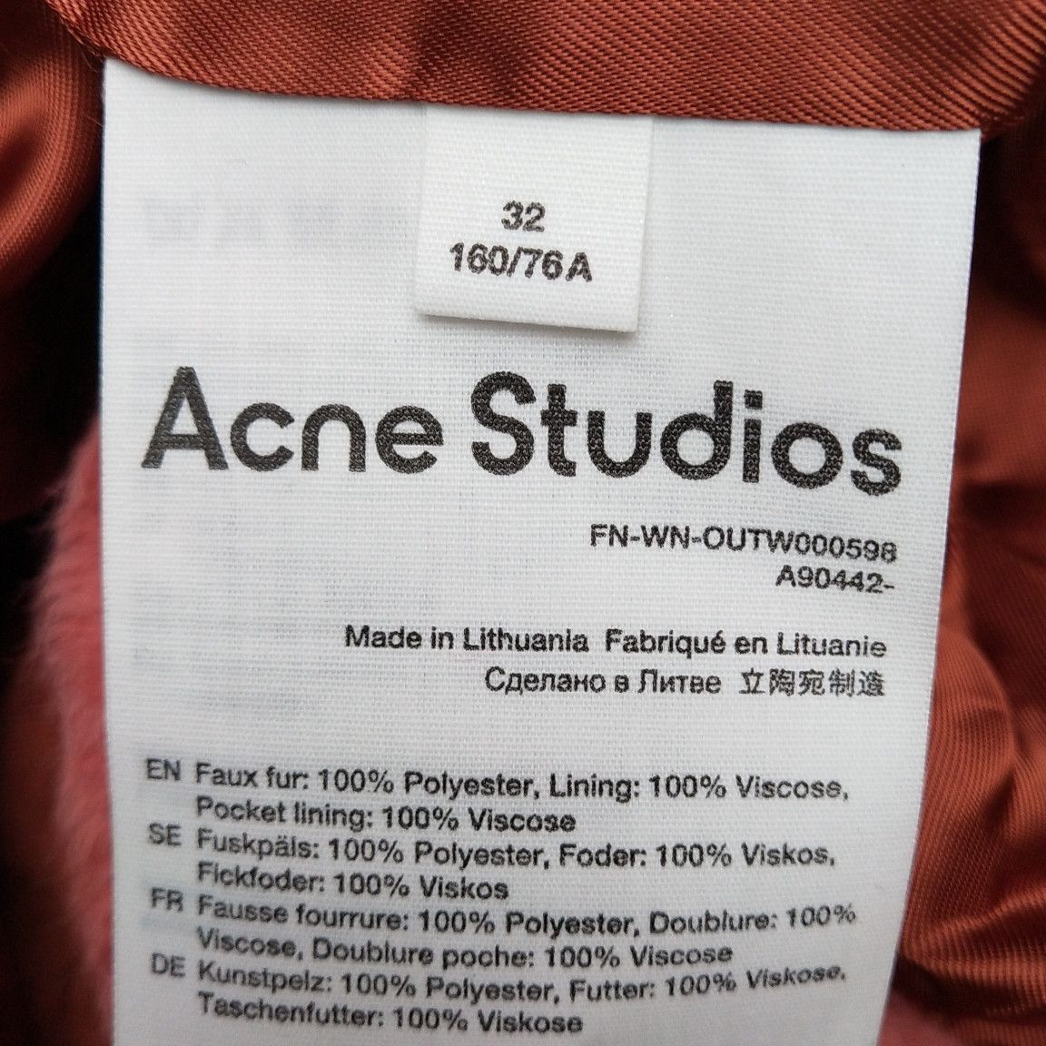 Acne Studios Acne Studios Women fr_32 Coats Size XXS / US 00 / IT 34 - 6 Thumbnail