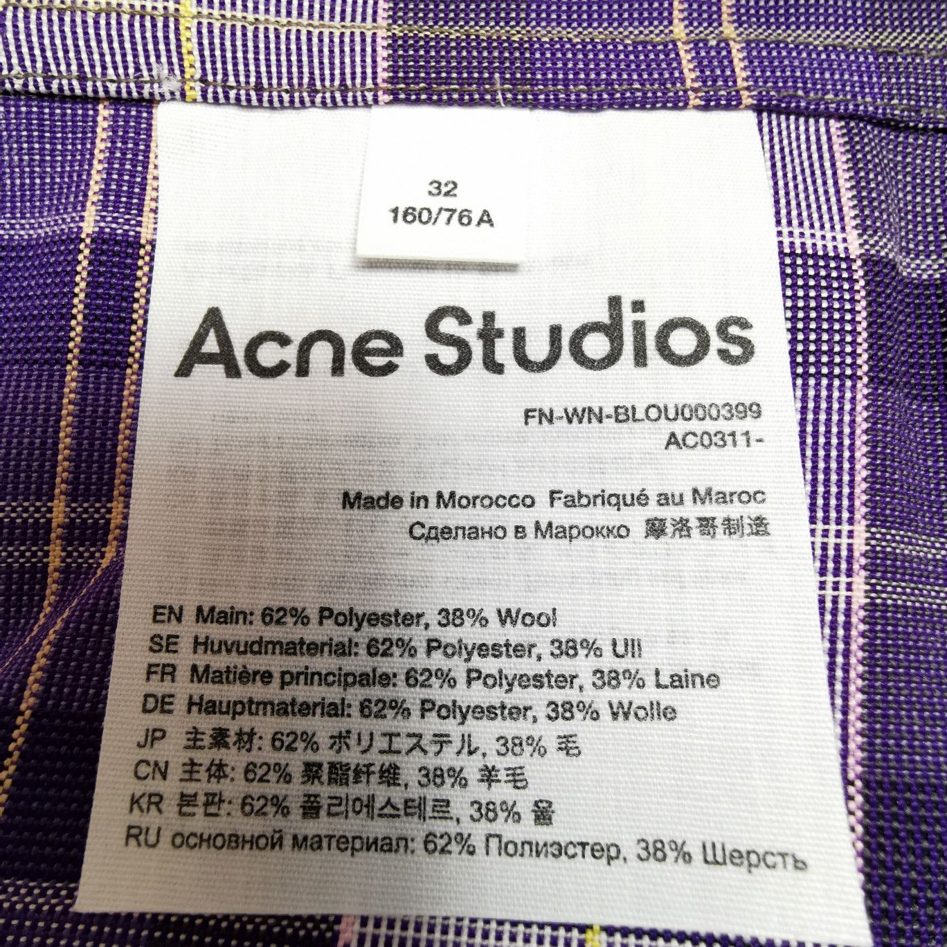 Acne Studios Acne Studios Women fr_32 Button Ups Size XXS / US 00 / IT 34 - 6 Thumbnail