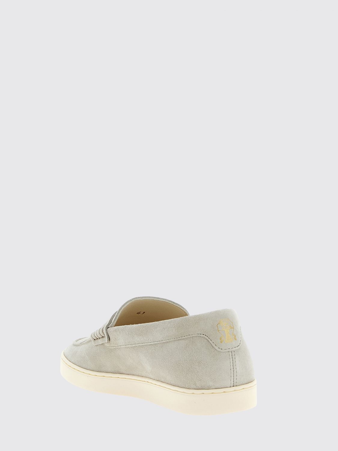 Brunello Cucinelli Brunello Cucinelli Loafers Men Cream Size US 10 / EU 43 - 3 Thumbnail