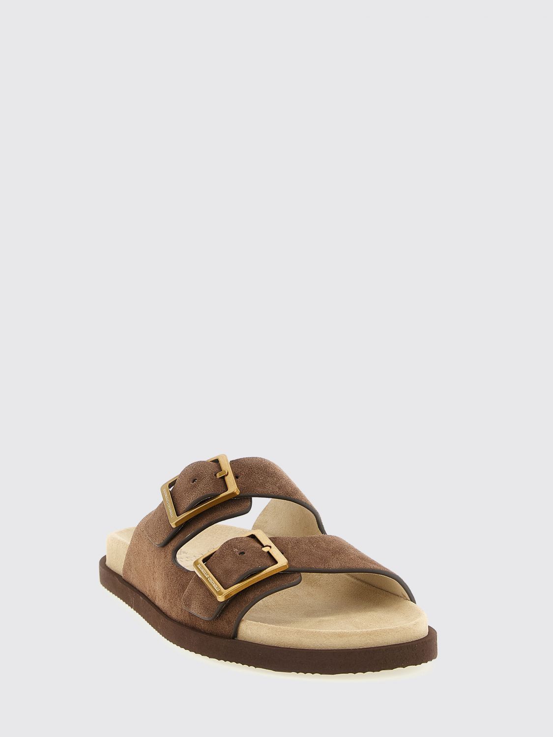 Brunello Cucinelli Brunello Cucinelli Sandals Men Dove Grey Size US 7 / EU 40 - 2 Thumbnail