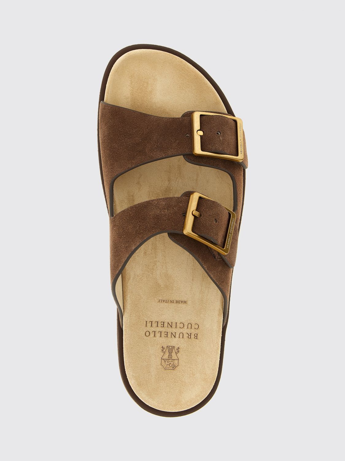 Brunello Cucinelli Brunello Cucinelli Sandals Men Dove Grey Size US 9 / EU 42 - 4 Thumbnail