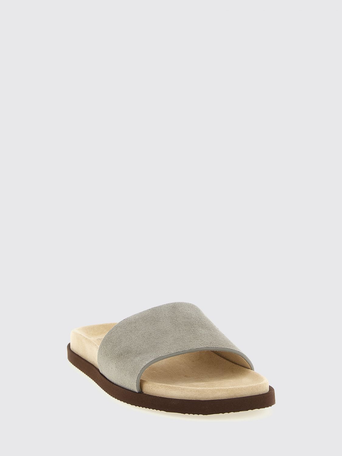 Brunello Cucinelli Brunello Cucinelli Sandals Men Grey Size US 10 / EU 43 - 2 Thumbnail