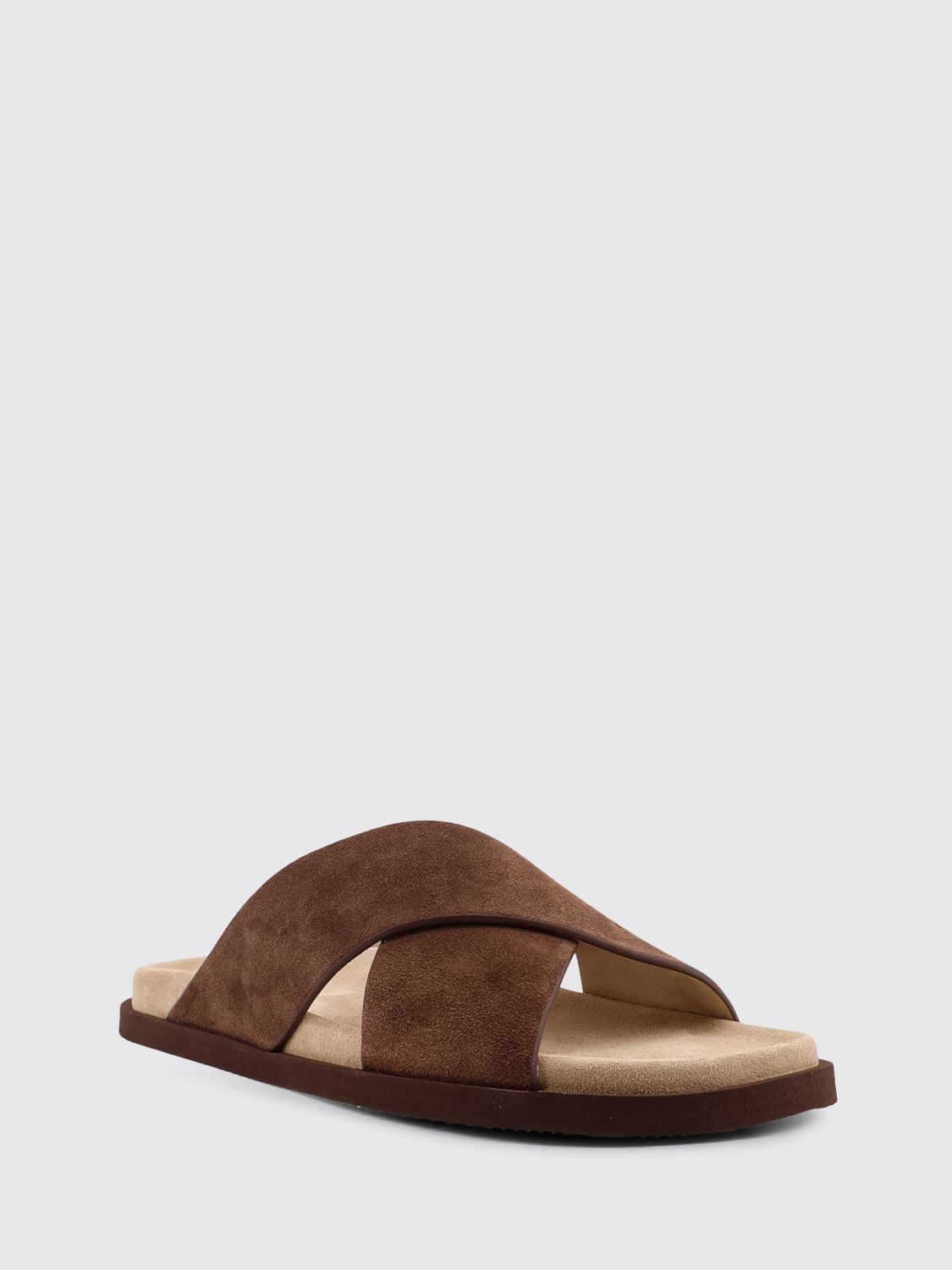 Brunello Cucinelli Brunello Cucinelli Sandals Men Mud Size US 8 / EU 41 - 2 Thumbnail