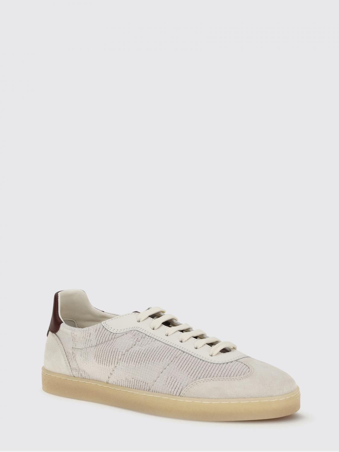 Brunello Cucinelli Brunello Cucinelli Sneakers Men White Size US 12 / EU 45 - 2 Thumbnail