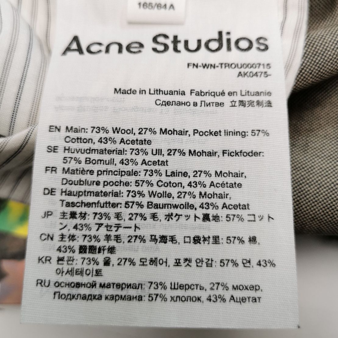 Acne Studios Acne Studios Women 34 Pants Size 34" / US 12 / IT 48 - 7 Thumbnail