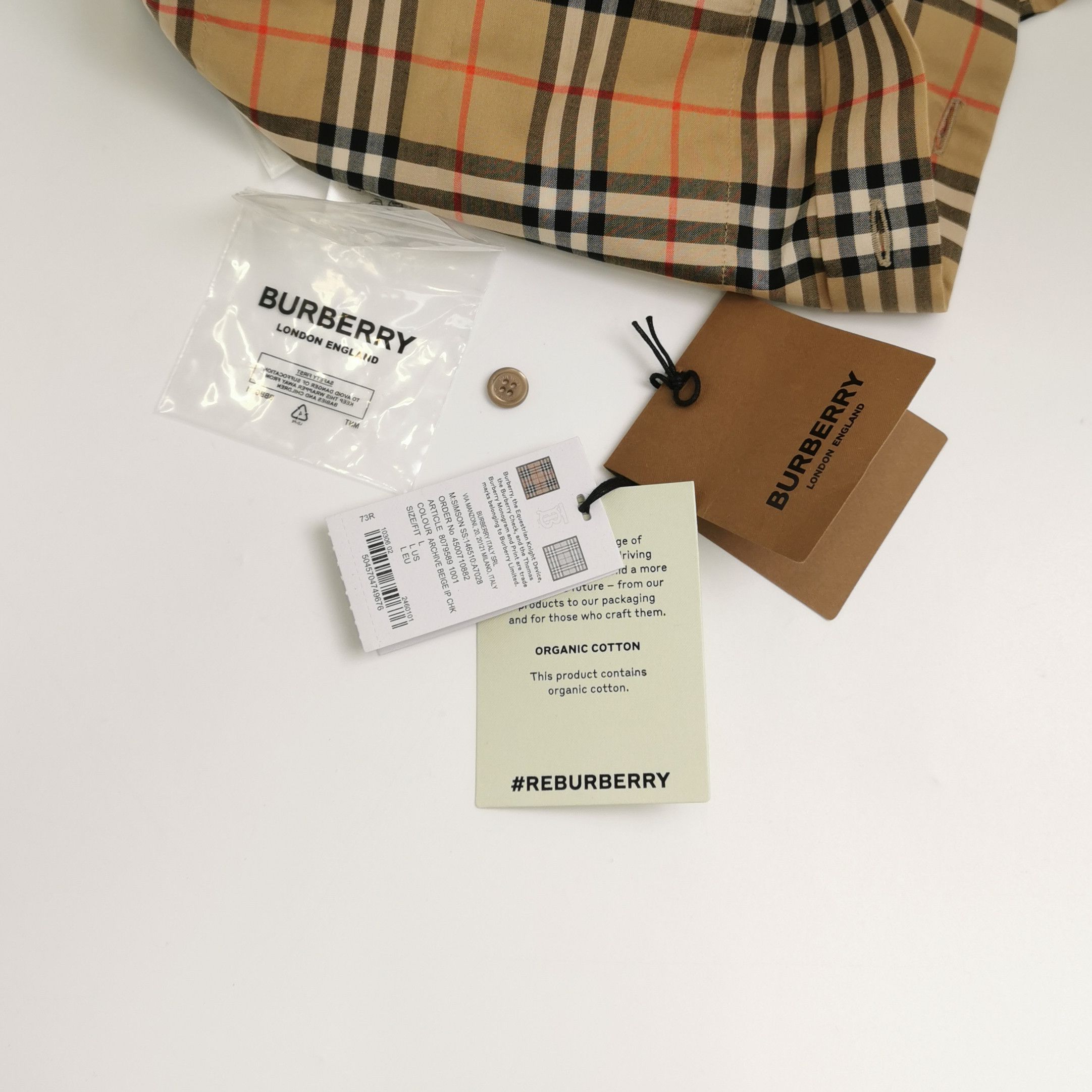 Burberry Burberry Men l Button Ups Size US L / EU 52-54 / 3 - 4 Thumbnail