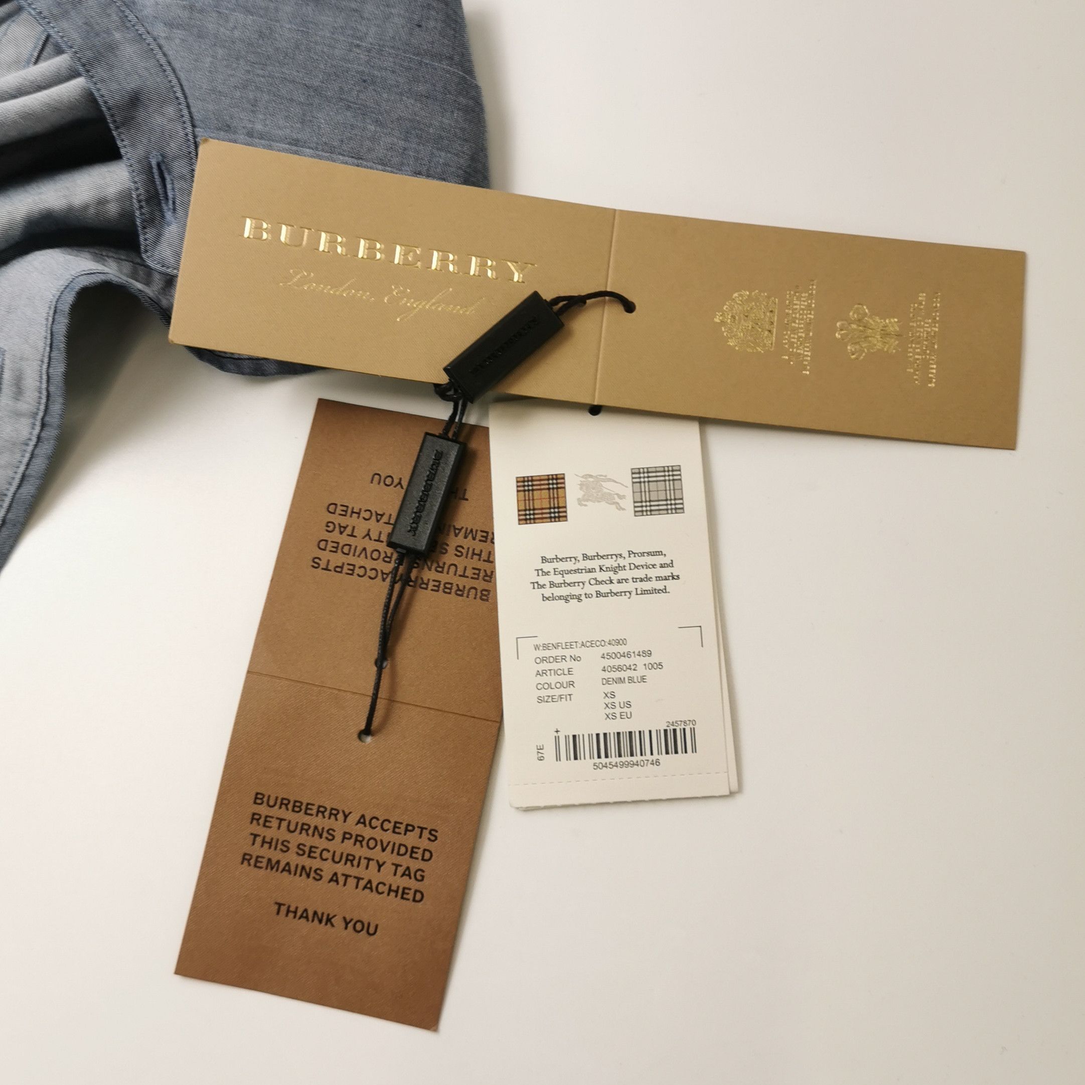 Burberry Burberry Men xs Button Ups Size US XS / EU 42 / 0 - 3 Thumbnail