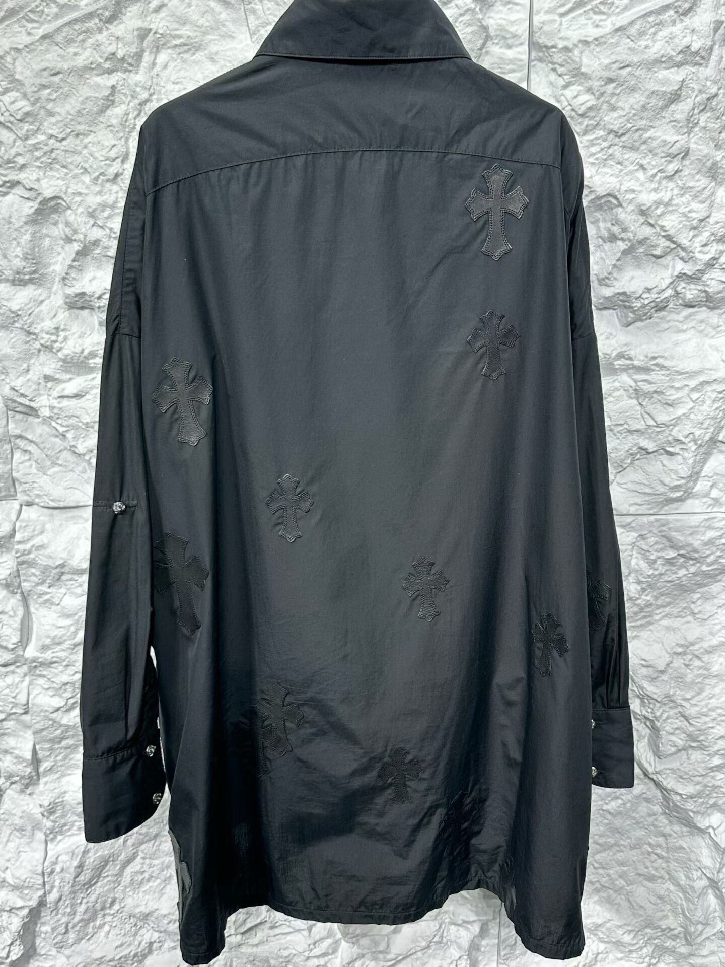 Chrome Hearts Chrome Hearts Leather Cross Patch Shirt XS Size US XS / EU 42 / 0 - 5 Thumbnail