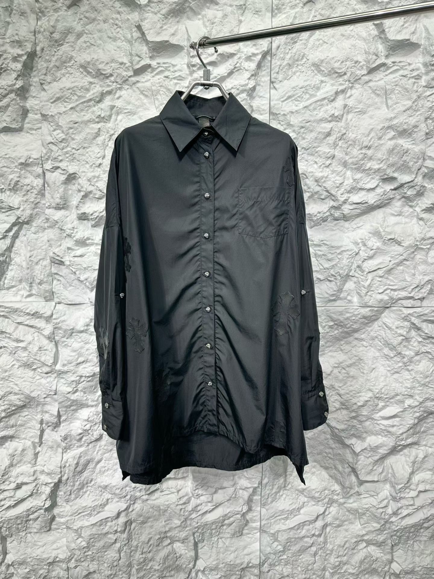 Chrome Hearts Chrome Hearts Leather Cross Patch Shirt XS Size US XS / EU 42 / 0 - 2 Thumbnail
