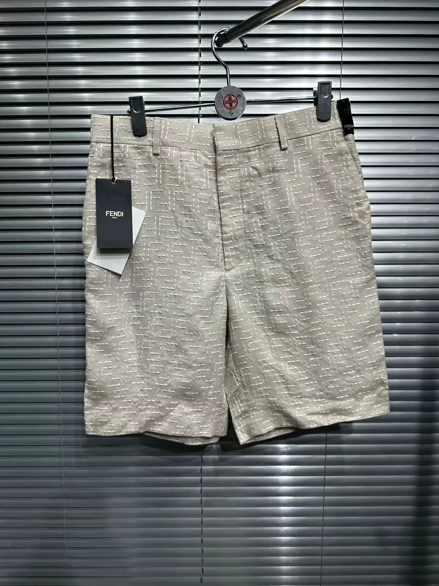 Fendi Fendi FF Jacquard Linen Shorts 46 Size US 30 / EU 46 - 2 Thumbnail