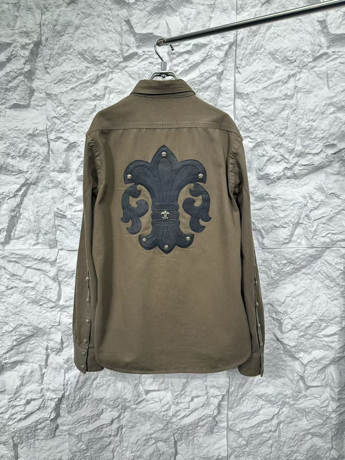 Chrome Hearts Chrome Hearts Leather Patch Fleur-de-lis Shirt L Size US L / EU 52-54 / 3 - 2 Thumbnail