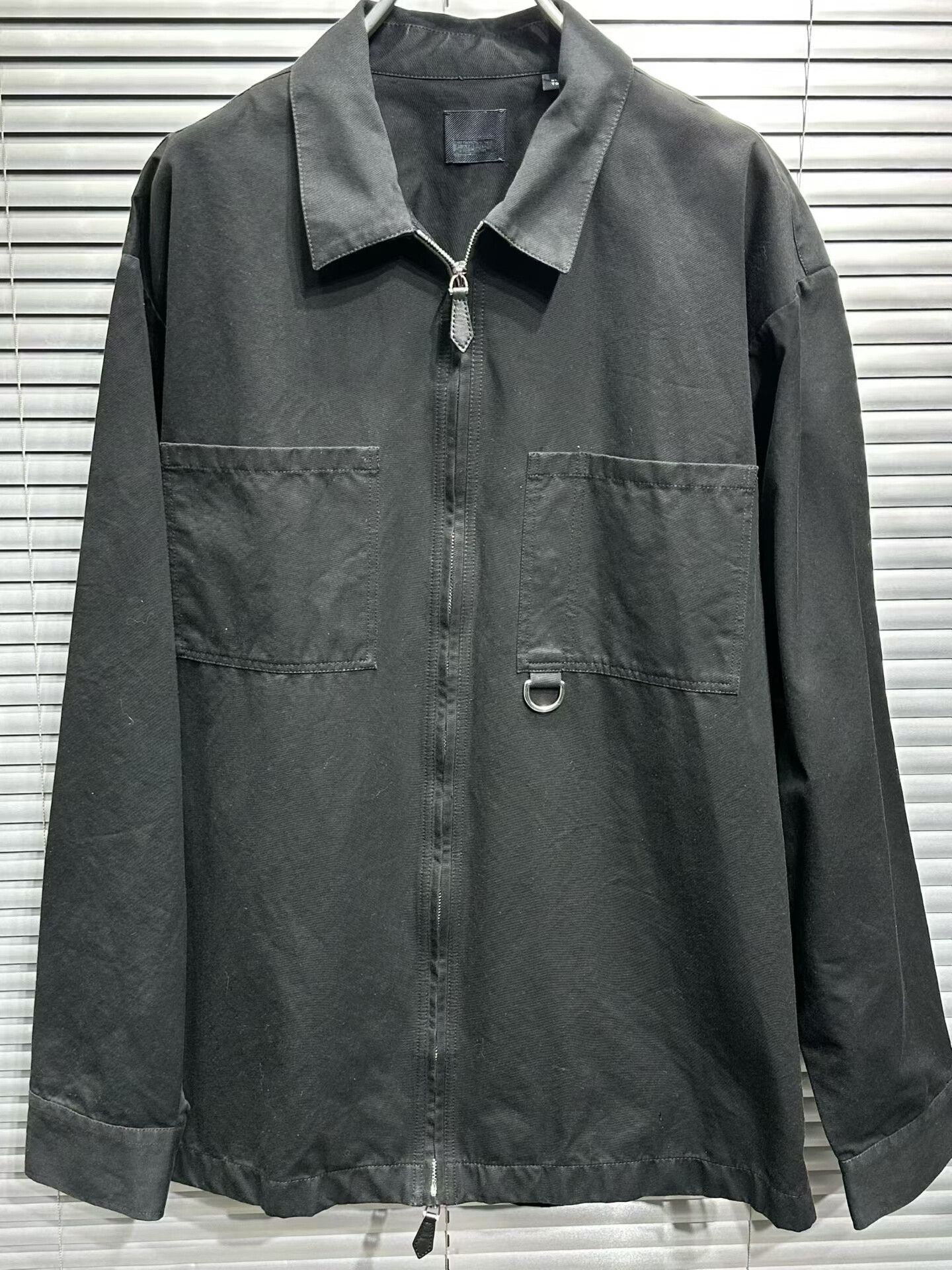 Burberry Burberry Zip Denim Shirt with Keyring Detail XL Size US XL / EU 56 / 4 - 4 Thumbnail