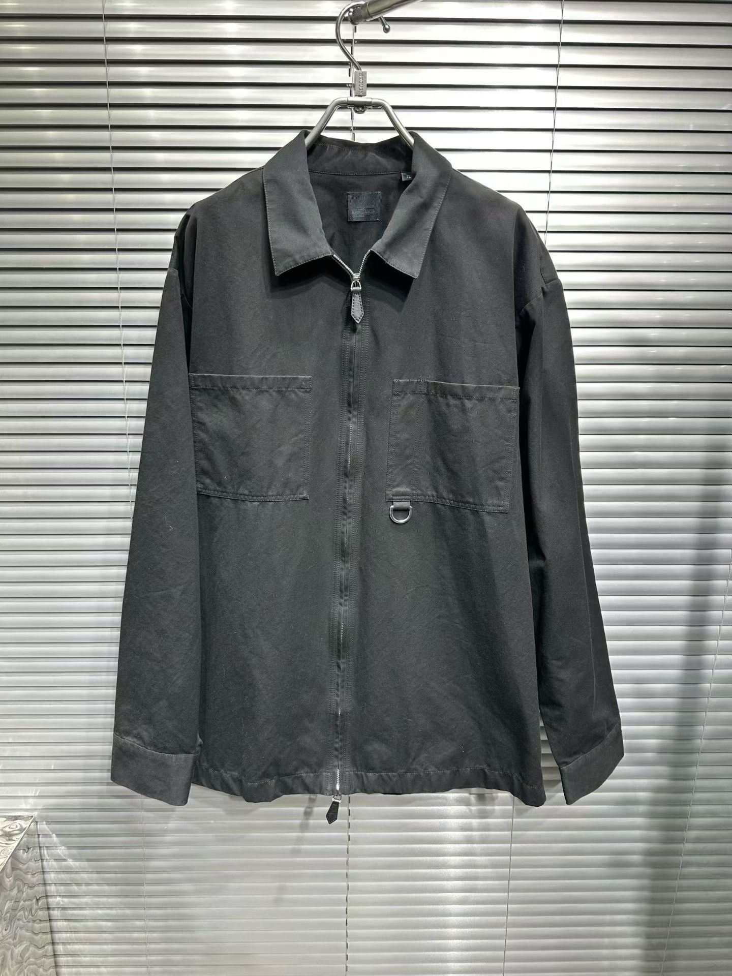 Burberry Burberry Zip Denim Shirt with Keyring Detail XL Size US XL / EU 56 / 4 - 2 Thumbnail